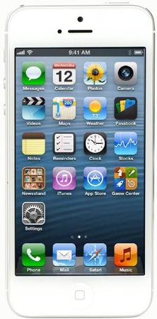 Смартфон Apple iPhone 5 32Gb White & Silver - Вольск